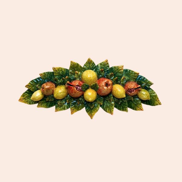 FA407A-50F - Wall and window decoration with mixed fruit cm 50 x 20